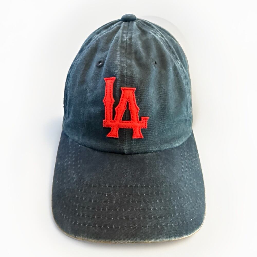 Vintage American Needle Archive Mens Gray Los Angeles Angels Strapback Hat Cap